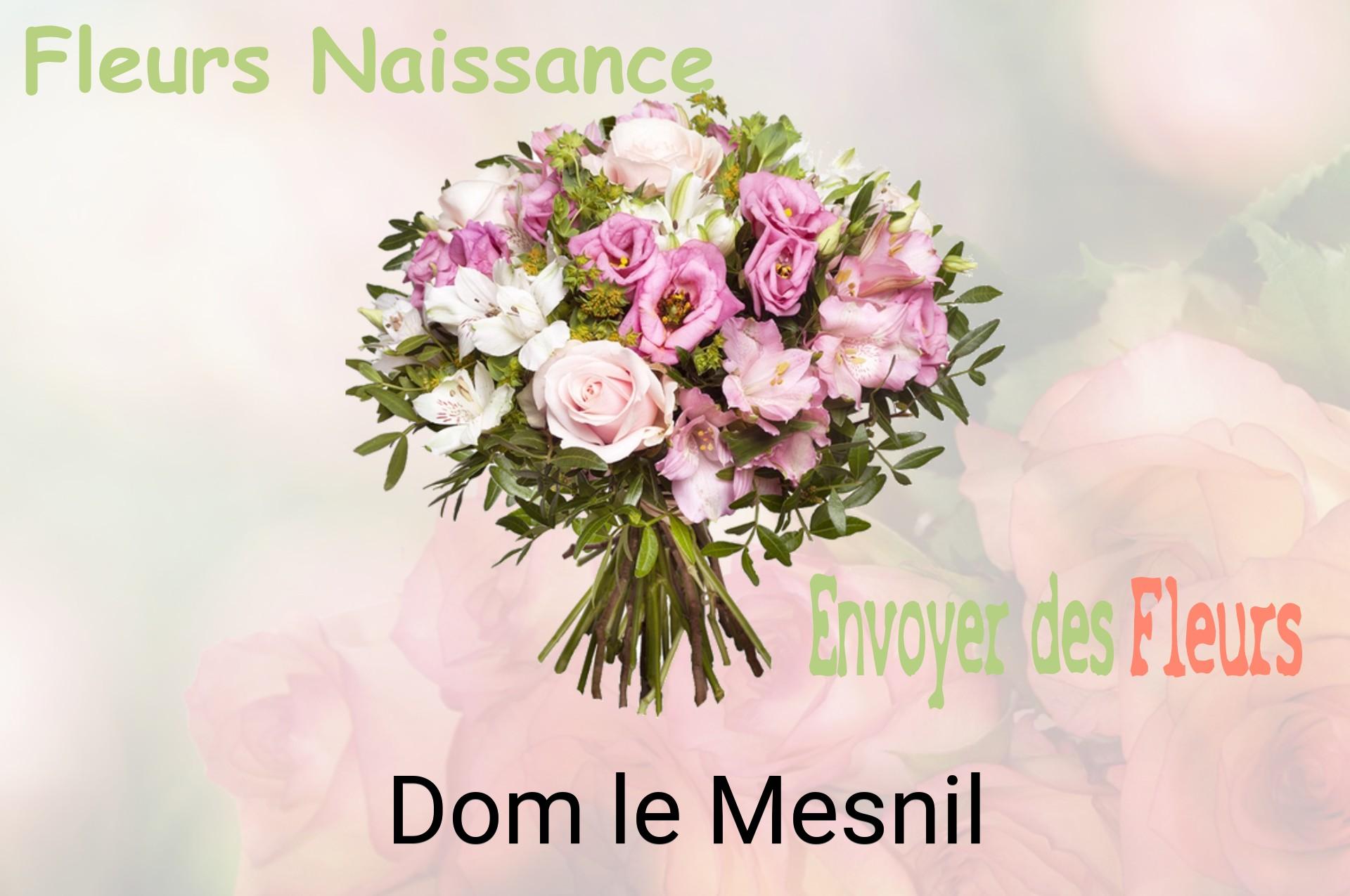 Bouquet de fleurs de naissance livré à Dom-le-Mesnil